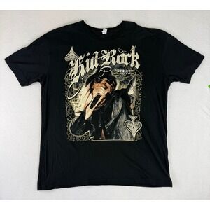 Kid Rock Graphic T-Shirt Mens 2XL Black Detroit Rock Music Tour Royal Apparel